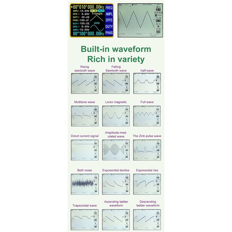 Generator Sinyal Bentuk Gelomb - Function Arbitrary Waveform Generator ulasan dan harga