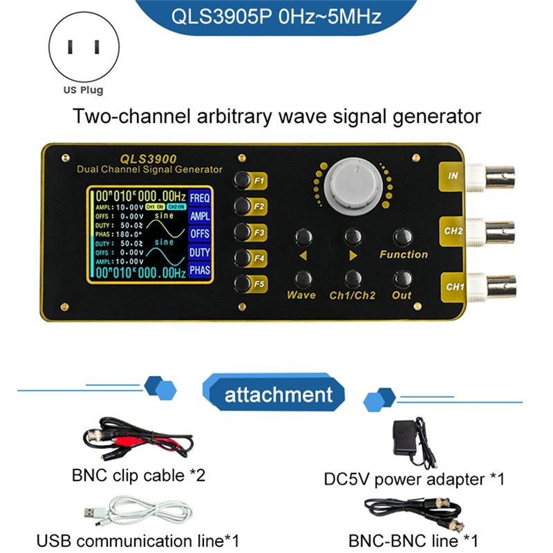 Generator Sinyal Bentuk Gelomb - Function Arbitrary Waveform Generator ulasan dan harga
