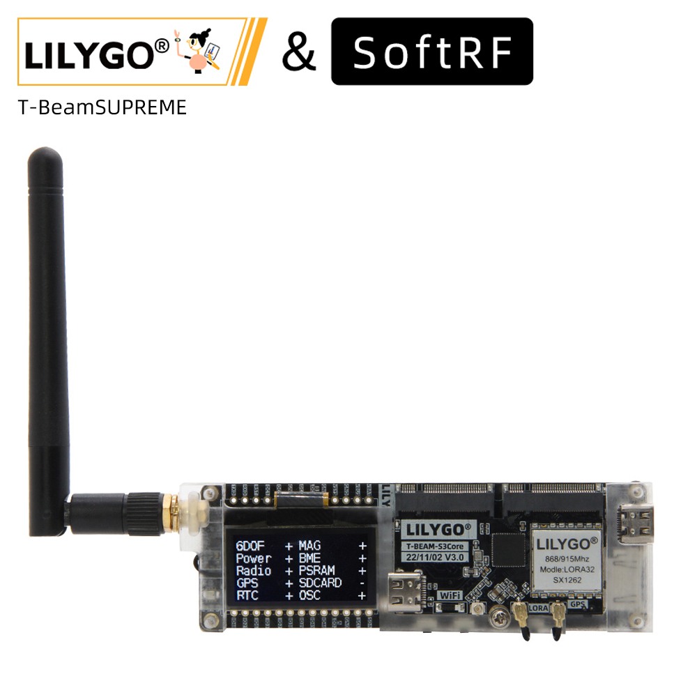 LILYGO® SoftRF T-Beam SUPREME  - Esp32 S3 Development Board Lot ulasan dan harga